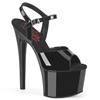 Pleaser - PASSION709 Sandale à bride à la cheville, Pole dance chaussures - Noir Product image